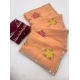 Generic Women's Georgette Embellished Saree With Unstitched Blouse 5.5Mtr (Orange) Generic Women's Georgette Embellished Saree With Unstitched Blouse 5.5Mtr (Orange)