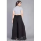 Generic Women's Pack of 1 Georgette Solid High Rise Wide Leg Flared Palazzo Pants with Elastic Waist (Black) Generic Women's Pack of 1 Georgette Solid High Rise Wide Leg Flared Palazzo Pants with Elastic Waist (Black)