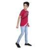 Generic Boy's Cotton Grapic Printed Round Neck T-Shirt (Marron) Generic Boy's Cotton Grapic Printed Round Neck T-Shirt (Marron)