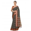 Generic Women's Cotton Silk Printed Saree With Unstitched Blouse 5.5Mtr (Multicolor) Generic Women's Cotton Silk Printed Saree With Unstitched Blouse 5.5Mtr (Multicolor)