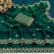 Generic Women's Satin Embellished Saree With Unstitched Blouse 5.5Mtr (Green) Generic Women's Satin Embellished Saree With Unstitched Blouse 5.5Mtr (Green)