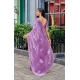 Generic Women's Faux Shimmer Floral Ready to wear Saree With Unstitched Blouse 5.5Mtr (Lavender) Generic Women's Faux Shimmer Floral Ready to wear Saree With Unstitched Blouse 5.5Mtr (Lavender)