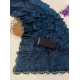 Generic Women's Satin Embellished Saree With Unstitched Blouse 5.5Mtr (Navy) Generic Women's Satin Embellished Saree With Unstitched Blouse 5.5Mtr (Navy)