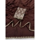 Generic Women's Chiffon Embroidered Saree With Unstitched Blouse 5.5Mtr (Brown) Generic Women's Chiffon Embroidered Saree With Unstitched Blouse 5.5Mtr (Brown)