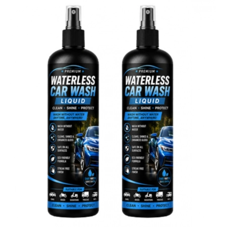Generic Pack of 2 Waterless Car Wash Liquid Spray Bottles 100 ML Generic Pack of 2 Waterless Car Wash Liquid Spray Bottles 100 ML