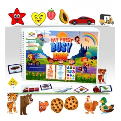 Generic My First Busy Book – Fun And Educational Activity Kit for Kids (2-4 Years, Multicolor)