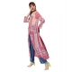 Generic Women's Polyester Floral Long Sleeves Shrug (Pink-Coral) Generic Women's Polyester Floral Long Sleeves Shrug (Pink-Coral)