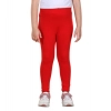 Generic Girl's Cotton Lycra Solid Elasticated Leggings (Red) Generic Girl's Cotton Lycra Solid Elasticated Leggings (Red)