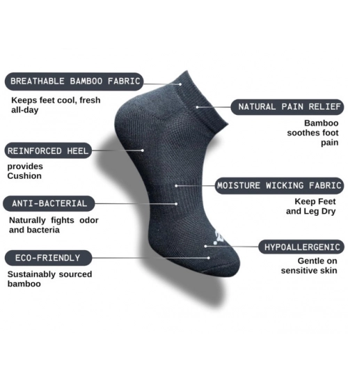 Generic 3_Pair Set Unisex Casual Cotton Printed Low Cut Socks (Multicolor)