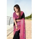 Generic Women's Cotton Silk Printed Saree With Unstitched Blouse 5.5Mtr (Black-Pink) Generic Women's Cotton Silk Printed Saree With Unstitched Blouse 5.5Mtr (Black-Pink)