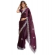 Generic Women's Faux Shimmer Geometric Ready to wear Saree With Unstitched Blouse 5.5Mtr (Wine) Generic Women's Faux Shimmer Geometric Ready to wear Saree With Unstitched Blouse 5.5Mtr (Wine)