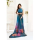 Generic Women's Faux_Linen Printed Ready-to-Wear Saree With Unstitched Blouse 5.5 Mtr (Teal) Generic Women's Faux_Linen Printed Ready-to-Wear Saree With Unstitched Blouse 5.5 Mtr (Teal)
