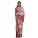 Generic Women's Faux_Tussar Floral Jal With Patola Print Saree With Unstitched Blouse 5.5Mtr (Maroon)