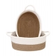 Generic Cotton White Basket 2 Pcs Storage Basket For Clothes (Beige-White) Generic Cotton White Basket 2 Pcs Storage Basket For Clothes (Beige-White)