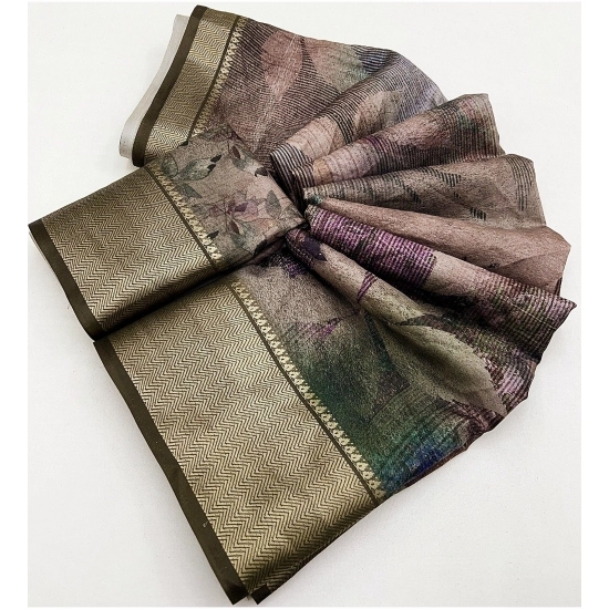 Generic Women's Cotton Silk Printed Saree With Unstitched Blouse 5.5Mtr (Multicolor) Generic Women's Cotton Silk Printed Saree With Unstitched Blouse 5.5Mtr (Multicolor)