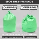 Generic Pack of 5 Biodegradeable Vegetable-Paper 17 x 19 Inches Garbage Bag (Green)