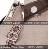 Generic Women's PU Leather Zipper Sling Bag (Beige)