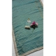 Generic Women's Silk Embellished Saree With Unstitched Blouse 5.5Mtr (Green)