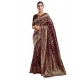 Generic Women's Jacquard Printed Saree With Unstitched Blouse 5.5Mtr (Maroon) Generic Women's Jacquard Printed Saree With Unstitched Blouse 5.5Mtr (Maroon)