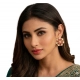 Generic Women's Zinc Alloy Gold Plated Stud Earrings (Multicolor) Generic Women's Zinc Alloy Gold Plated Stud Earrings (Multicolor)