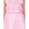 Generic Girl's Net Embroidered Sleeveless Dress (Pink) Generic Girl's Net Embroidered Sleeveless Dress (Pink)