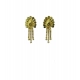 Generic Women's Pack of_2 Brass Gold-Plated Earrings (Gold) Generic Women's Pack of_2 Brass Gold-Plated Earrings (Gold)
