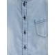 Generic Girl's Denim Embellished Sleeveless Jumpsuit (Blue)