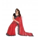 Generic Women's Georgette Printed Saree With Unstitched Blouse 5.5Mtr (Red) Generic Women's Georgette Printed Saree With Unstitched Blouse 5.5Mtr (Red)