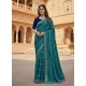 Generic Women's Georgette Embroidered Saree With Unstitched Blouse 5.5Mtr (Teal) Generic Women's Georgette Embroidered Saree With Unstitched Blouse 5.5Mtr (Teal)