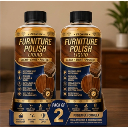 Generic Pack of 2 Furniture Polish Liquid Bottles 100 ML