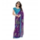 Generic Women's Georgette Printed Saree With Unstitched Blouse 5.5Mtr (Purple) Generic Women's Georgette Printed Saree With Unstitched Blouse 5.5Mtr (Purple)