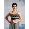 Generic Women's Satin Crepe Printed Saree With Unstitched Blouse 5.5Mtr (Black) Generic Women's Satin Crepe Printed Saree With Unstitched Blouse 5.5Mtr (Black)
