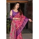 Generic Women's Cotton Silk Floral Printed Saree With Unstitched Blouse 5.5Mtr (Pink-Purple) Generic Women's Cotton Silk Floral Printed Saree With Unstitched Blouse 5.5Mtr (Pink-Purple)