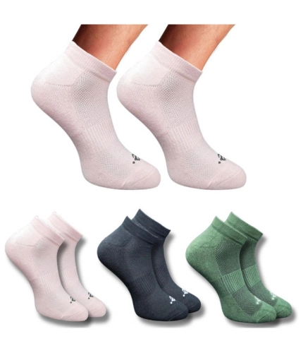 Generic 3_Pair Set Unisex Casual Cotton Printed Low Cut Socks (Multicolor)