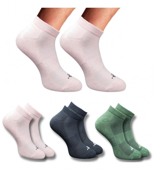 Generic 3_Pair Set Unisex Casual Cotton Printed Low Cut Socks (Multicolor)