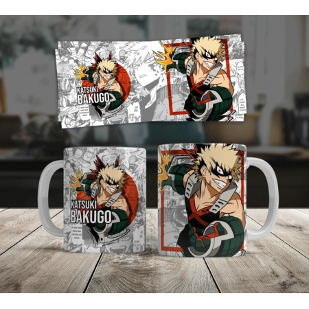 Generic Anime Katsuki Bakugo Ceramic Printed Coffee Mug (White) Generic Anime Katsuki Bakugo Ceramic Printed Coffee Mug (White)