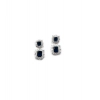 Generic Women's Brass Silver Plated Pendant Set (Blue) Generic Women's Brass Silver Plated Pendant Set (Blue)