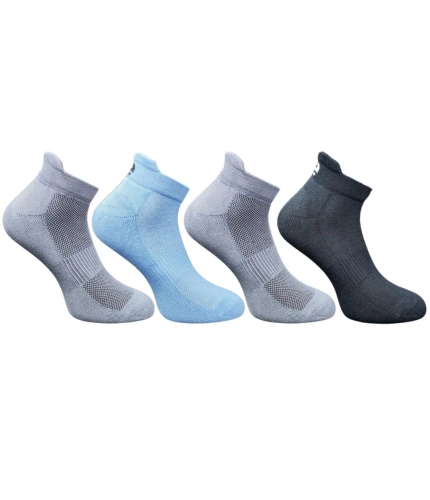 Generic 4_Pair Set Unisex Casual Cotton Printed Ankle Length Socks (Multicolor)