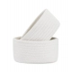 Generic Cotton 8x3 Inch Round 2 Set Bedside Organizer With Out Lid (White) Generic Cotton 8x3 Inch Round 2 Set Bedside Organizer With Out Lid (White)