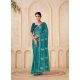 Generic Women's Digital Printed  Georgette Saree With Unstitched Blouse (Sky, 5-6 Mtrs)