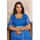 Generic Women's Faux Linen Geometric Print Ready to wear Saree With Unstitched Blouse 5.5Mtr (Blue) Generic Women's Faux Linen Geometric Print Ready to wear Saree With Unstitched Blouse 5.5Mtr (Blue)