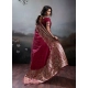 Generic Women's Silk Blend Printed Saree With Unstitched Blouse 5.5Mtr (Maroon) Generic Women's Silk Blend Printed Saree With Unstitched Blouse 5.5Mtr (Maroon)