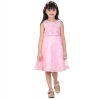 Generic Girl's Net Embroidered Sleeveless Dress (Pink) Generic Girl's Net Embroidered Sleeveless Dress (Pink)