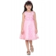 Generic Girl's Net Embroidered Sleeveless Dress (Pink) Generic Girl's Net Embroidered Sleeveless Dress (Pink)