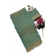Generic Women's Silk Embellished Saree With Unstitched Blouse 5.5Mtr (Green)