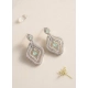 Generic Women's Brass Silver Plated Drop Earrings (Turquoise) Generic Women's Brass Silver Plated Drop Earrings (Turquoise)