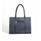 Generic Women's Polyurethane Croco Shoulder Tote Bag (Black)