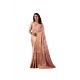 Generic Women's Faux_Silk Printed Saree With Unstitched Blouse 5.5Mtr (Peach)