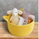 Generic Cotton Pack Of_1 Plain Cat Basket 9x5 Inch (Yellow) Generic Cotton Pack Of_1 Plain Cat Basket 9x5 Inch (Yellow)